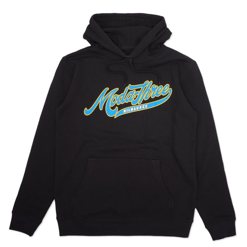 MODA3 80&#39;S SCRIPT PULLOVER HOODIE  