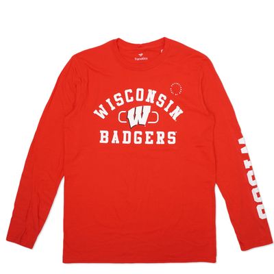 FANATICS WISCONSIN BADGERS MODERN ARCH LONG SLEEVE TEE 