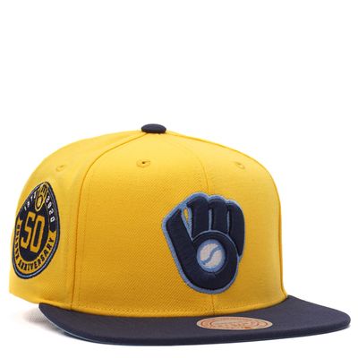 MITCHELL &amp; NESS BREWERS HOMETOWN SNAPBACK HAT