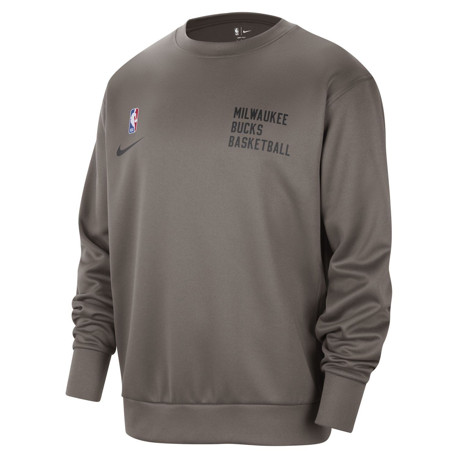NIKE BUCKS SPOTLIGHT DRI-FIT CREWNECK SWEATSHIRT