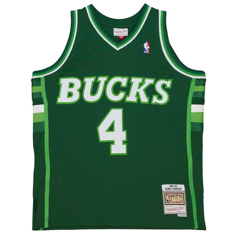 MITCHELL &amp; NESS MILWAUKEE BUCKS MONCRIEF &#39;88-89 SWINGMAN JERSEY  