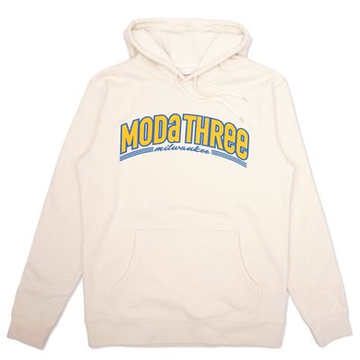 MODA3 70&#39;S SCRIPT PULLOVER HOODIE   