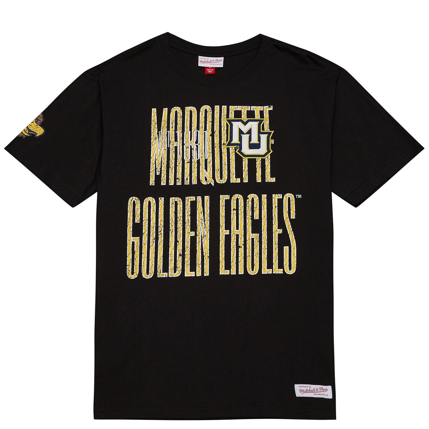 MITCHELL &amp; NESS MARQUETTE TEAM OG TEE   