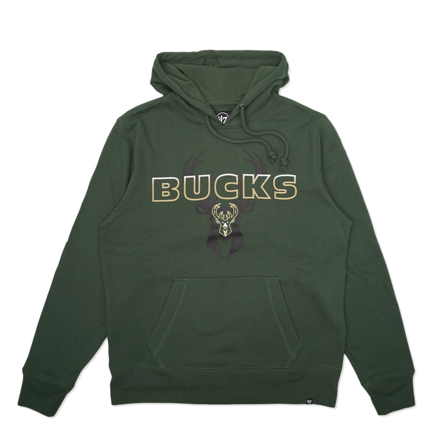 ‘47 BRAND MILWAUKEE BUCKS UP FRONT HEADLINE HOODIE  