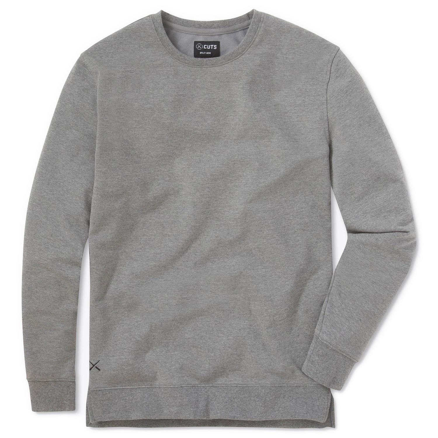 CUTS HYPERLOOP SPLIT-HEM CREWNECK SWEATSHIRT    