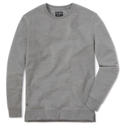 CUTS HYPERLOOP SPLIT-HEM CREWNECK SWEATSHIRT    