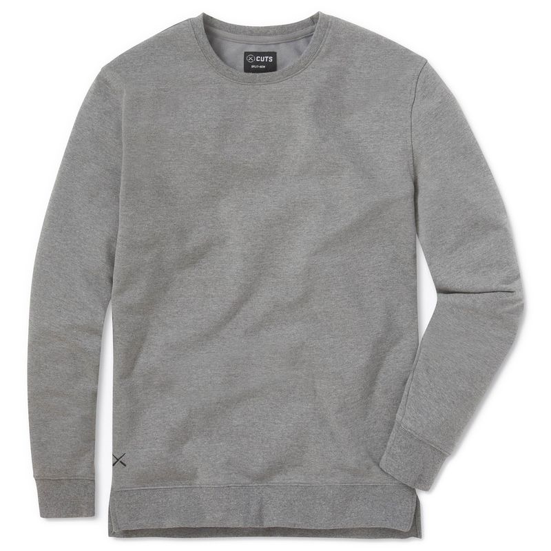CUTS HYPERLOOP SPLIT-HEM CREWNECK SWEATSHIRT      