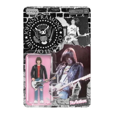 SUPER 7 RAMONES REACTION FIGURE - JOHNNY RAMONE