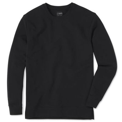 CUTS HYPERLOOP SPLIT-HEM CREWNECK SWEATSHIRT 