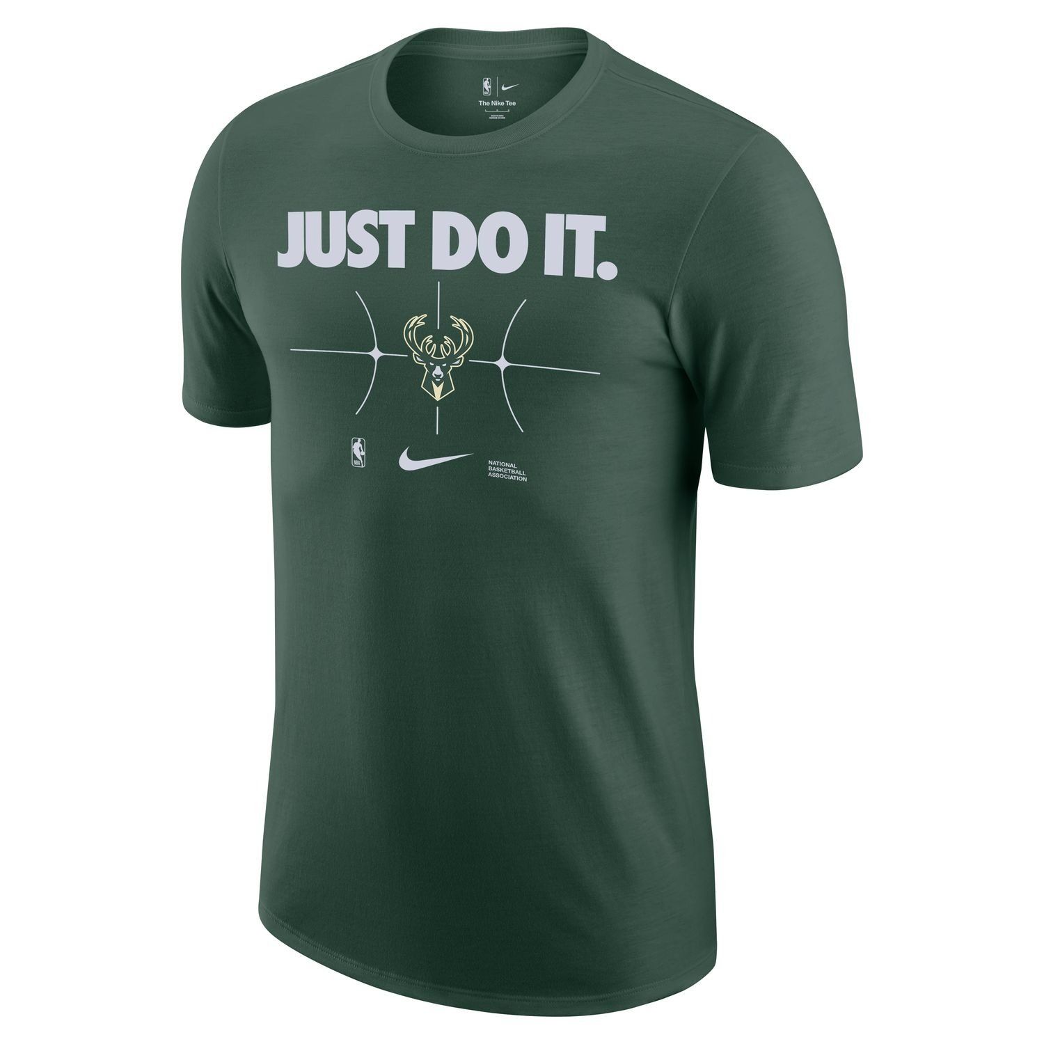 NIKE MILWAUKEE BUCKS JUST DO IT TEE  