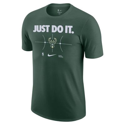 NIKE MILWAUKEE BUCKS JUST DO IT TEE  