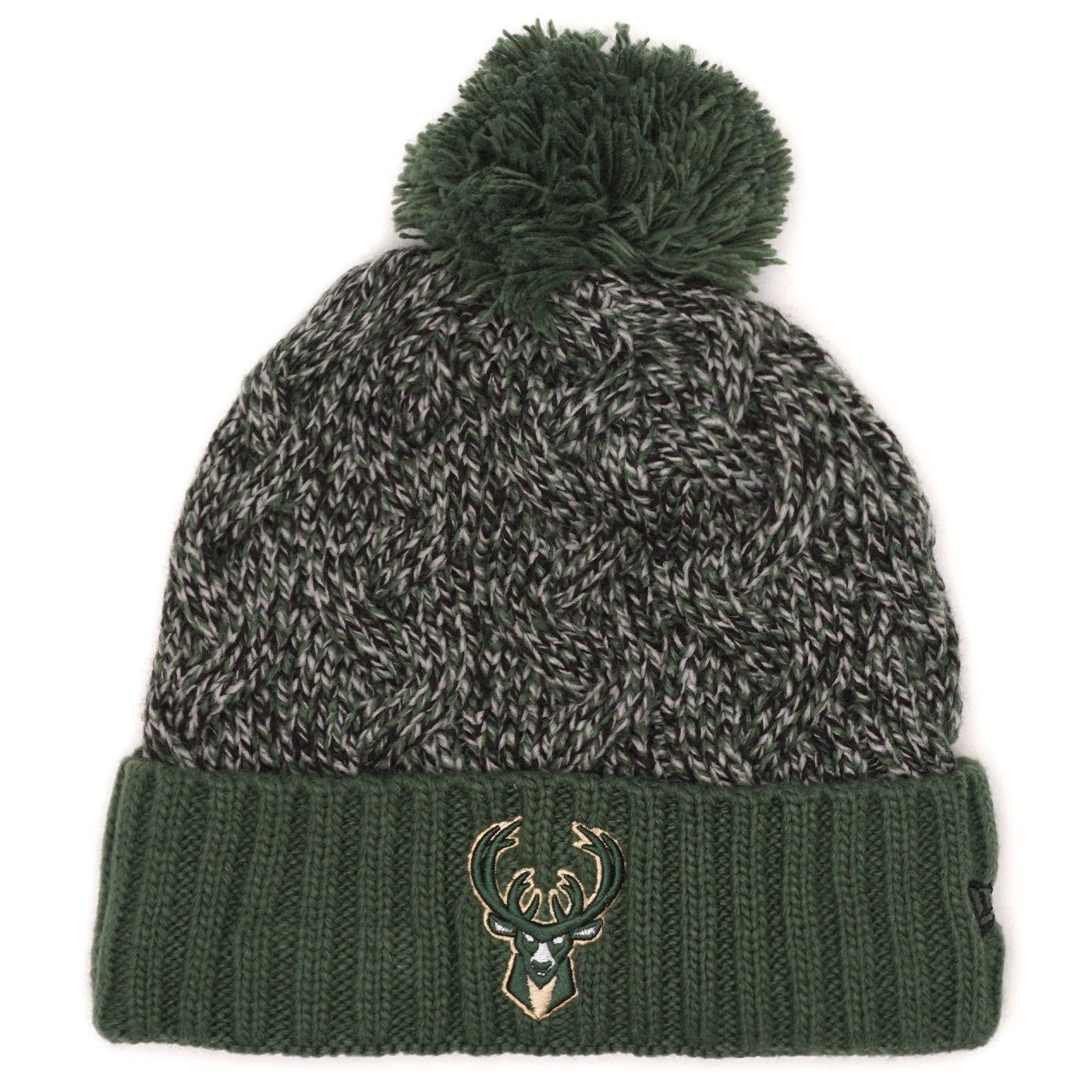 NEW ERA MILWAUKEE BUCKS WOMEN&#39;S TEAM MARL KNIT BEANIE