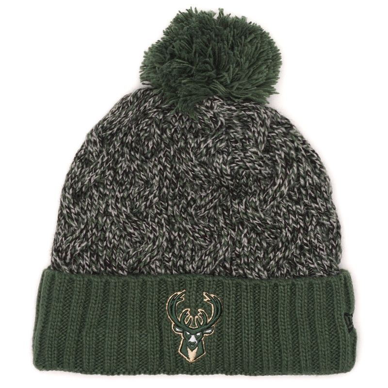 NEW ERA MILWAUKEE BUCKS WOMEN&#39;S TEAM MARL KNIT BEANIE