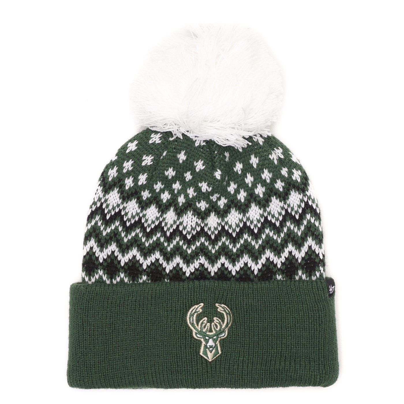 ‘47 BRAND MILWAUKEE BUCKS WOMEN&#39;S ELSA CUFF KNIT BEANIE