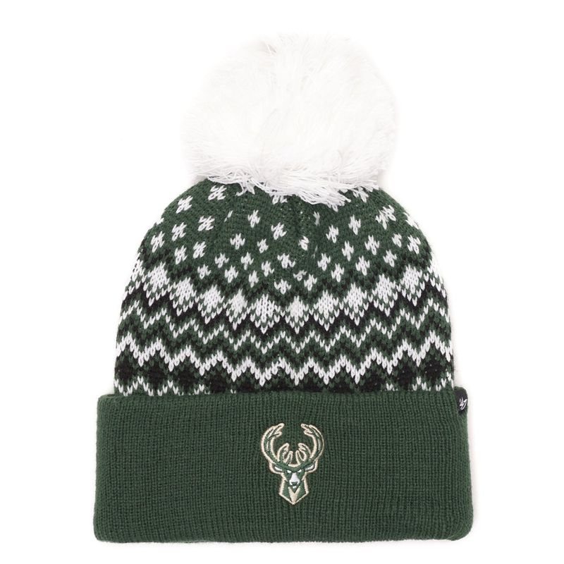 ‘47 BRAND MILWAUKEE BUCKS WOMEN&#39;S ELSA CUFF KNIT BEANIE