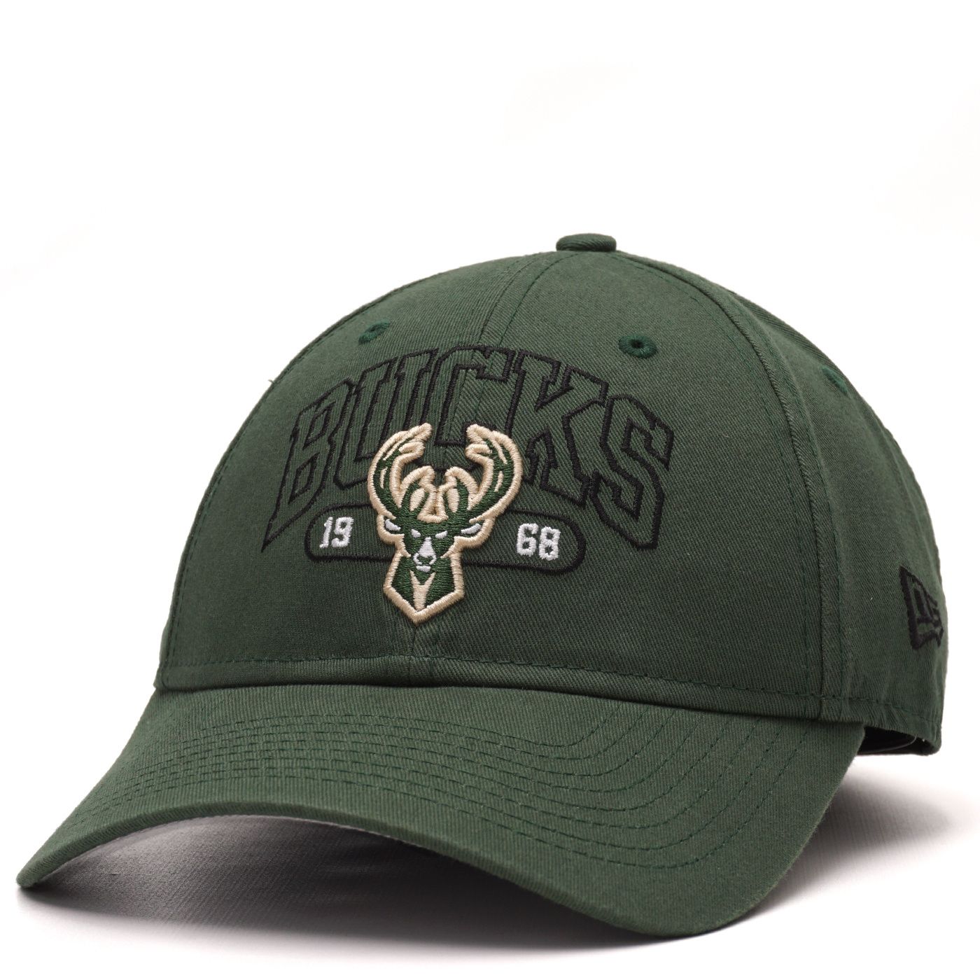 NEW ERA MILWAUKEE BUCKS OUTLINE 9FORTY SNAPBACK HAT