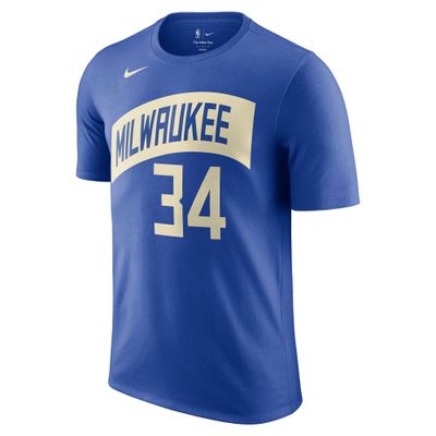 NIKE MILWAUKEE BUCKS GIANNIS &#39;23-24 CITY EDITION JERSEY TEE 