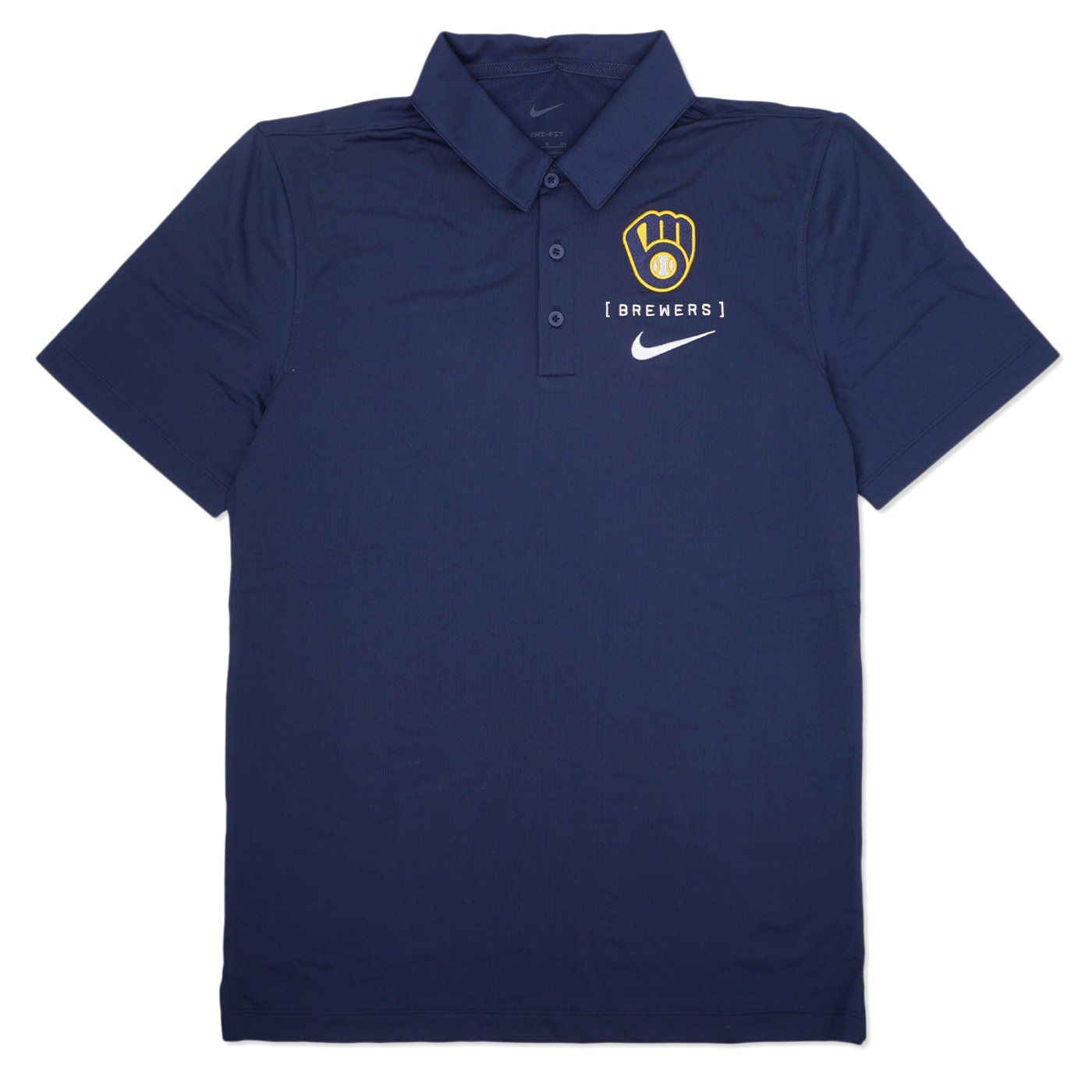 NIKE BREWERS DRI-FIT FRANCHISE POLO  