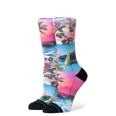 STANCE WOMEN&#39;S TAKE A PICTURE POLY CREW SOCKS