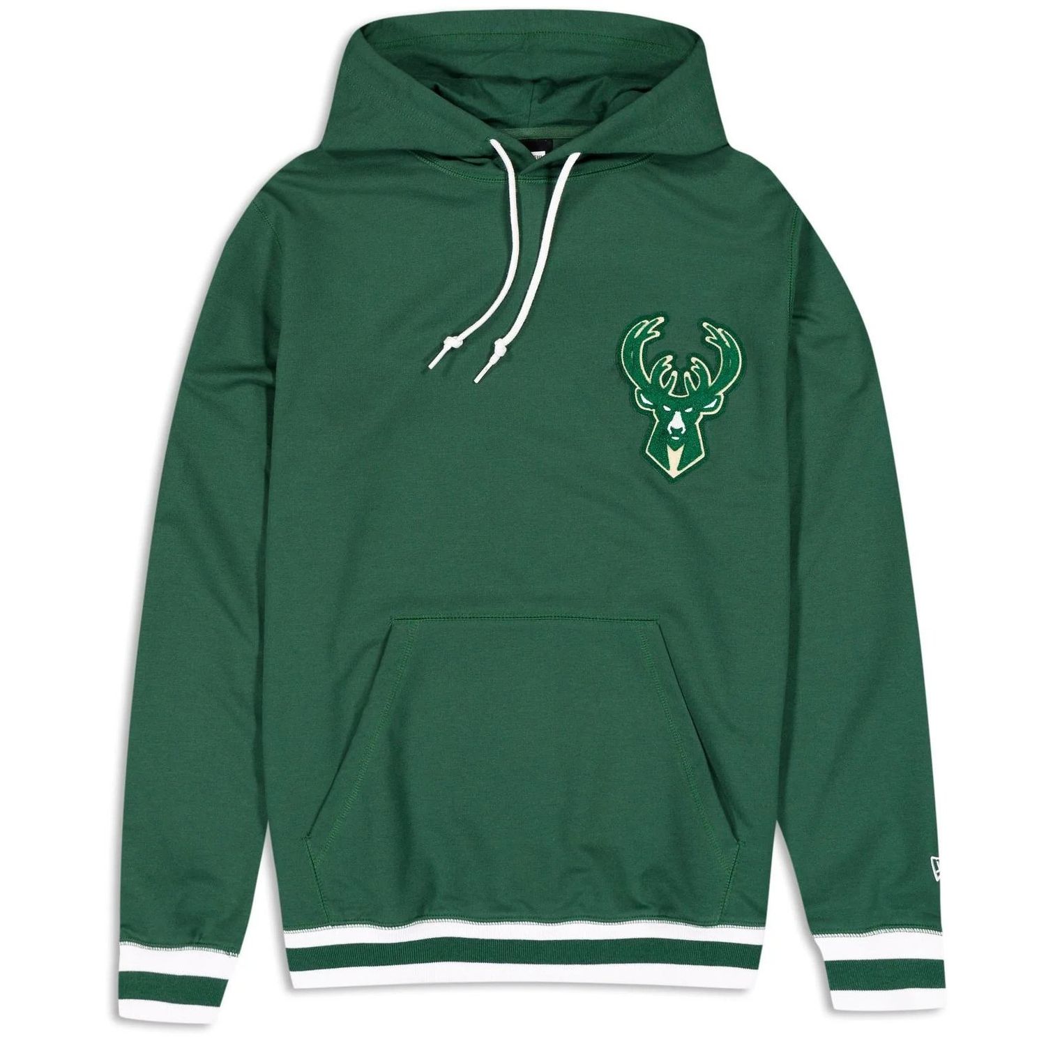 NEW ERA MILWAUKEE BUCKS LOGO SELECT PULLOVER HOODIE