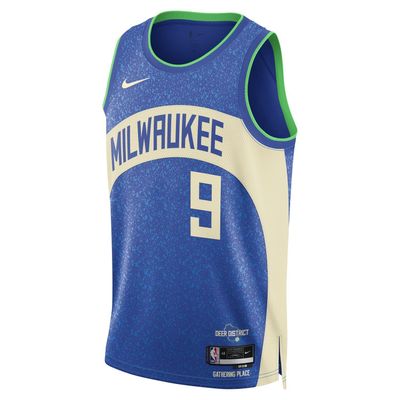 NIKE MILWAUKEE BUCKS PORTIS &#39;23-24 CITY EDITION SWINGMAN JERSEY