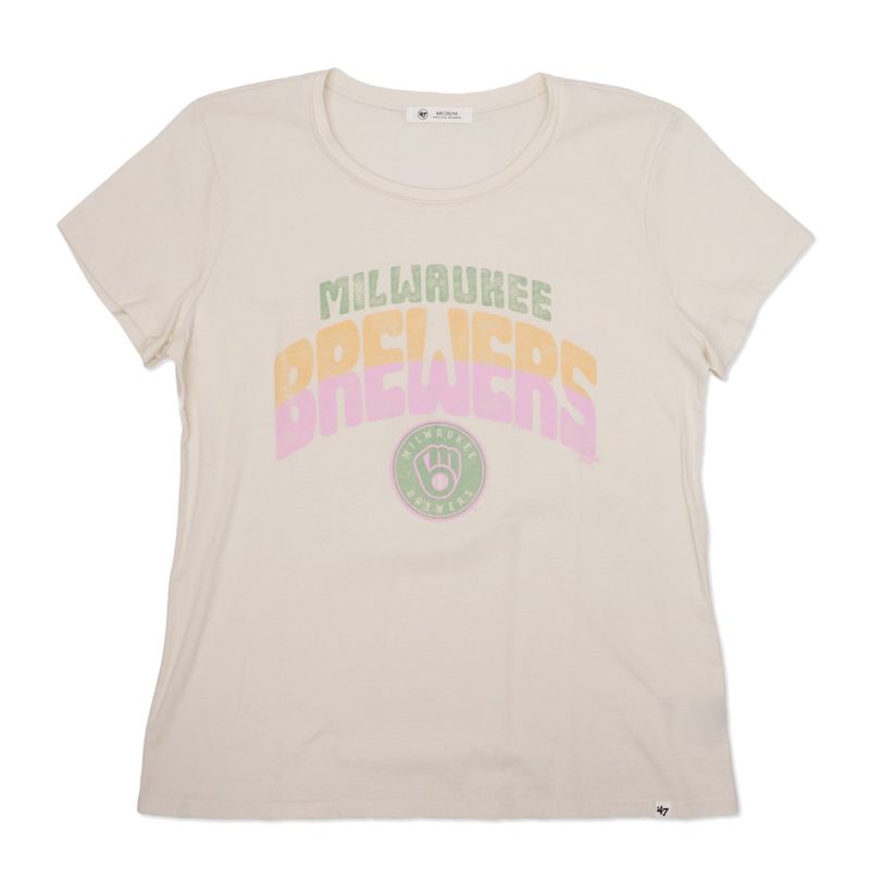 ‘47 BRAND BREWERS WOMEN&#39;S FAR OUT FRANKIE TEE 