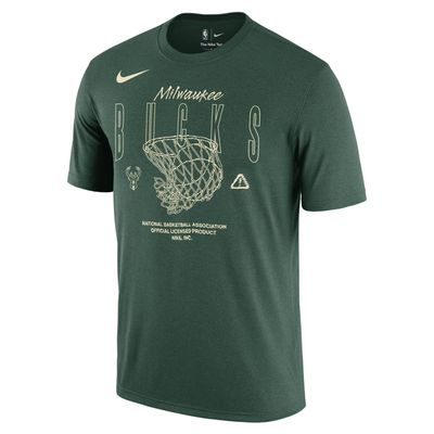 NIKE MILWAUKEE BUCKS COURTSIDE SWISH MAX90 TEE   