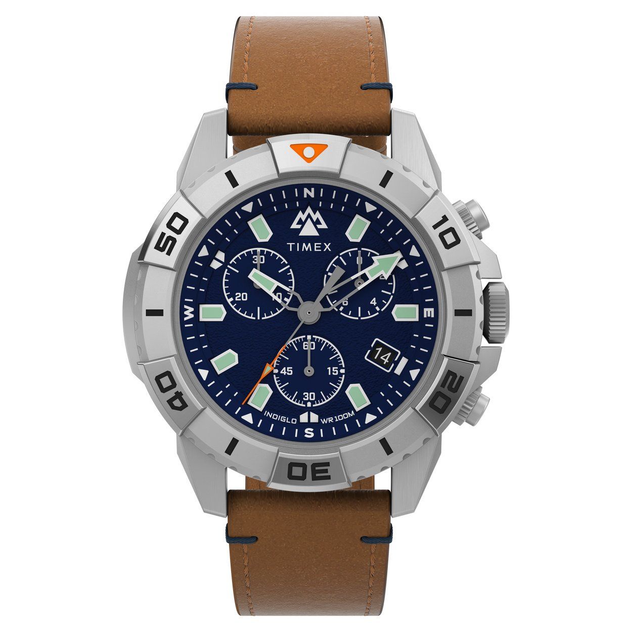 TIMEX EXPEDITION NORTH RIDGE LEATHER STRAP WATCH