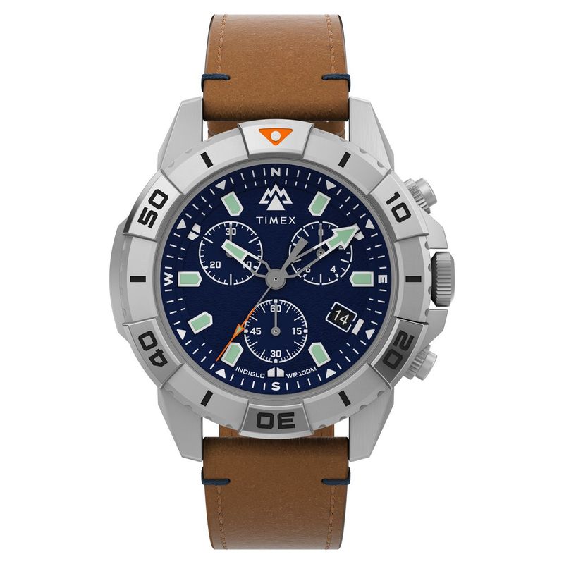 TIMEX EXPEDITION NORTH RIDGE LEATHER STRAP WATCH
