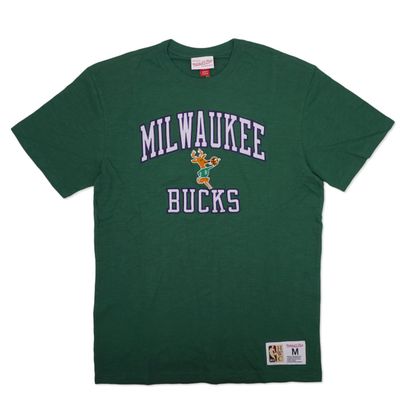 MITCHELL &amp; NESS MILWAUKEE BUCKS LEGENDARY SLUB VINTAGE TEE  