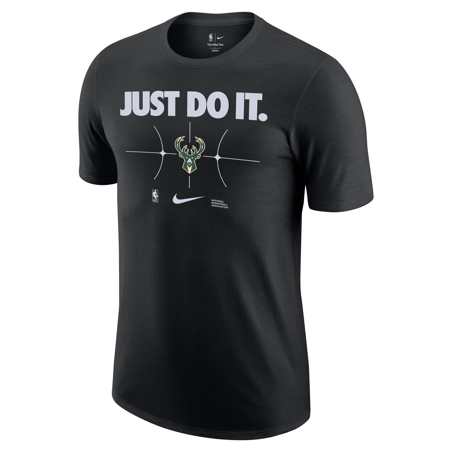 NIKE MILWAUKEE BUCKS JUST DO IT TEE   