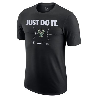 NIKE MILWAUKEE BUCKS JUST DO IT TEE