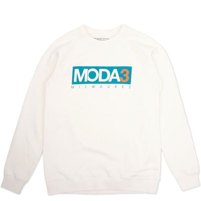 MODA3 BOX LOGO CREWNECK SWEATSHIRT 