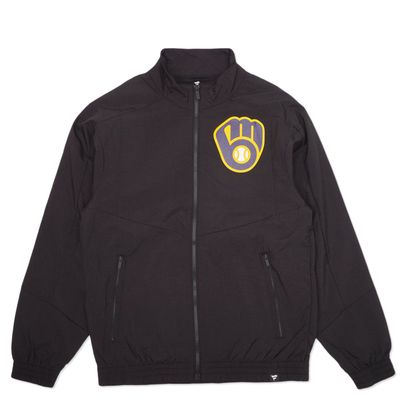 FANATICS BREWERS STEP UP WINDBREAKER JACKET  