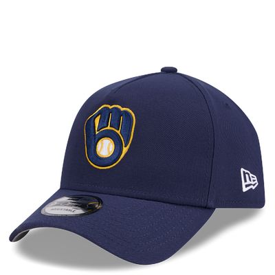 NEW ERA MILWAUKEE BREWERS TEAM COLOR A-FRAME 9FORTY SNAPBACK HAT