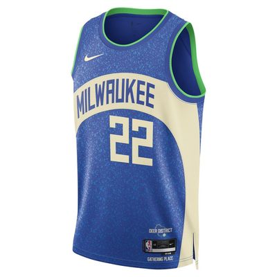 NIKE MILWAUKEE BUCKS MIDDLETON &#39;23-24 CITY EDITION SWINGMAN JERSEY