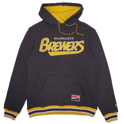 NEW ERA MILWAUKEE BREWERS SCRIPT PULLOVER HOODIE