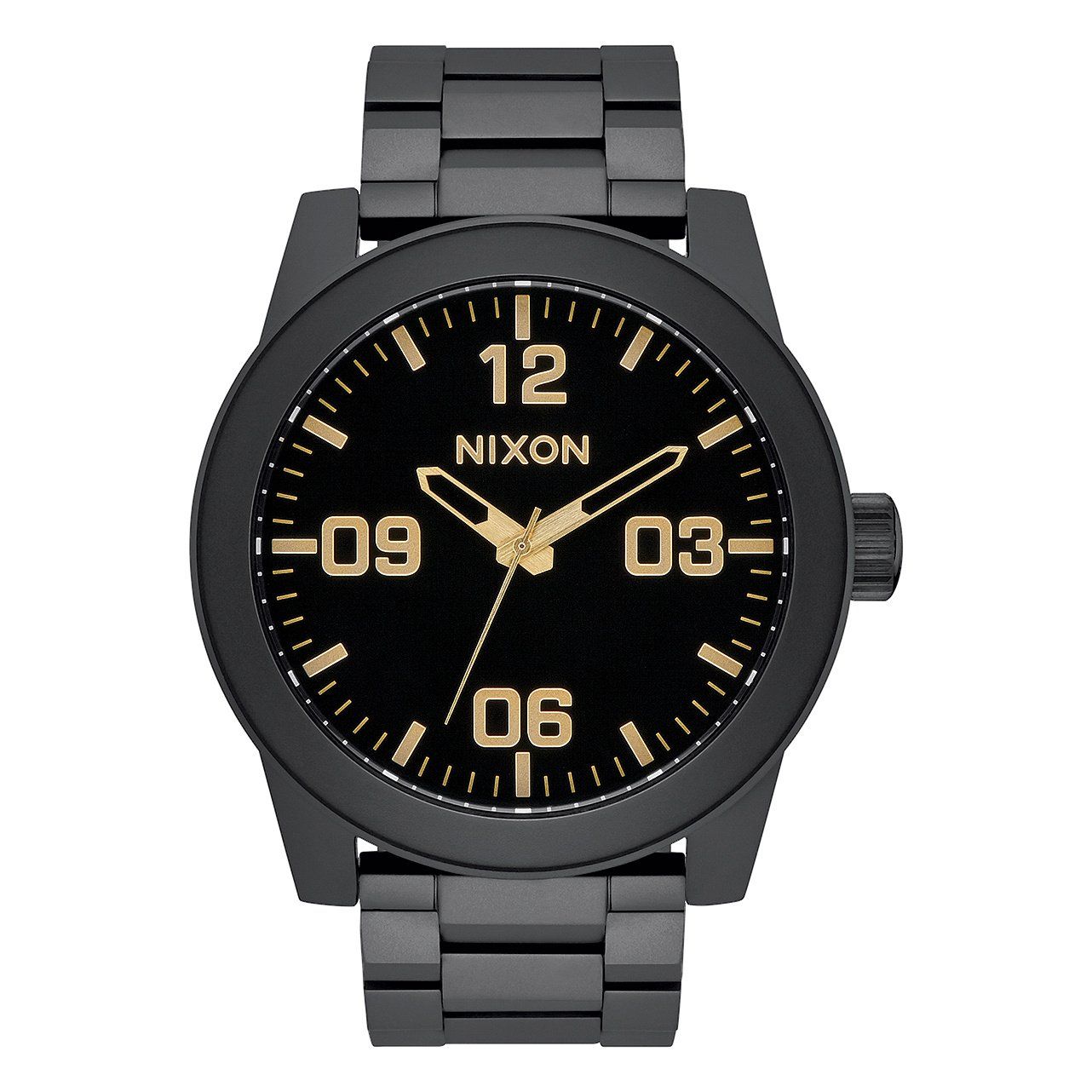 NIXON CORPORAL STAINLESS STEEL WATCH