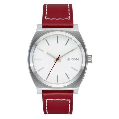 NIXON TIME TELLER LEATHER WATCH