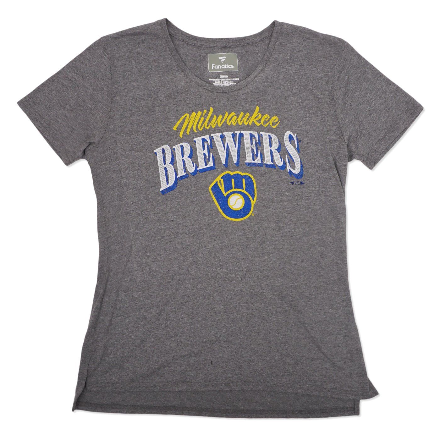 FANATICS BREWERS WOMEN&#39;S TEAM PLAY TRIBLEND TEE