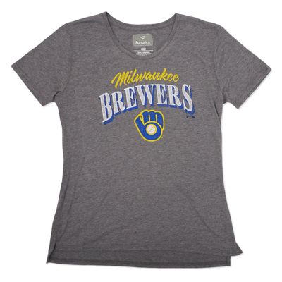 FANATICS BREWERS WOMEN&#39;S TEAM PLAY TRIBLEND TEE