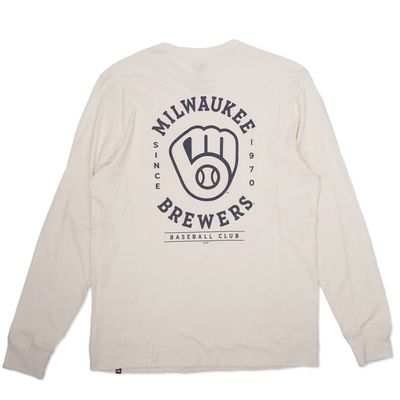 ‘47 BRAND BREWERS FALL BACK FRANKLIN LONG SLEEVE TEE   