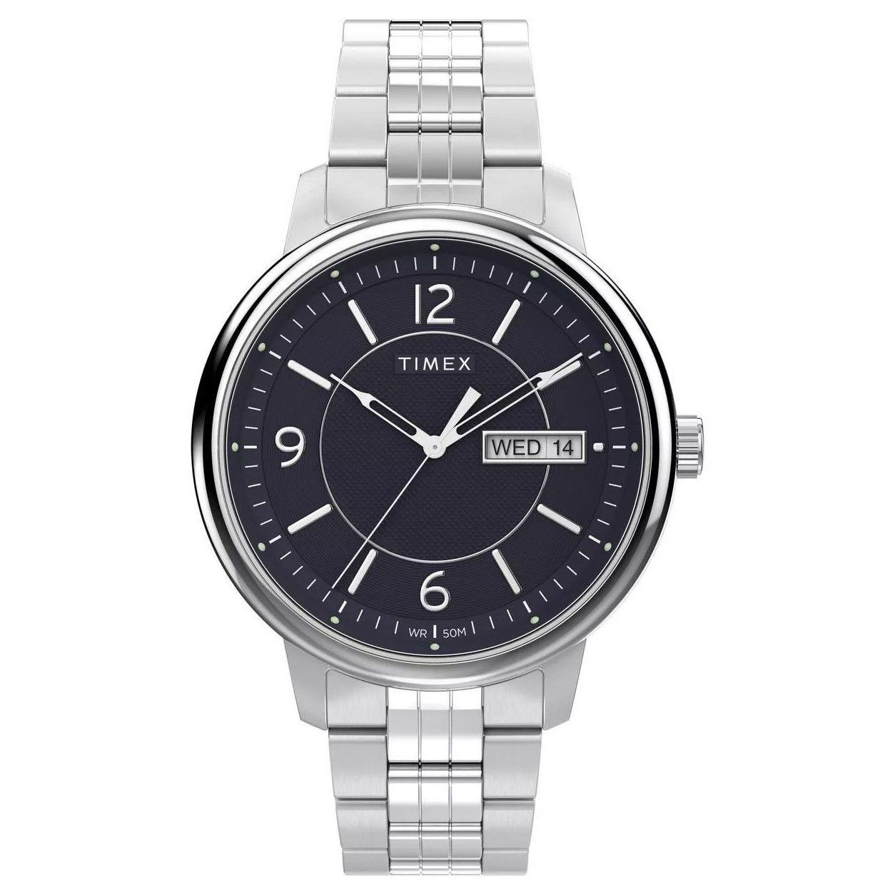 TIMEX CHICAGO CHRONOGRAPH STAINLESS STEEL WATCH