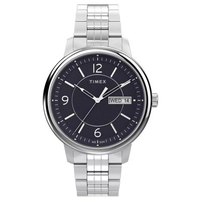 TIMEX CHICAGO CHRONOGRAPH STAINLESS STEEL WATCH