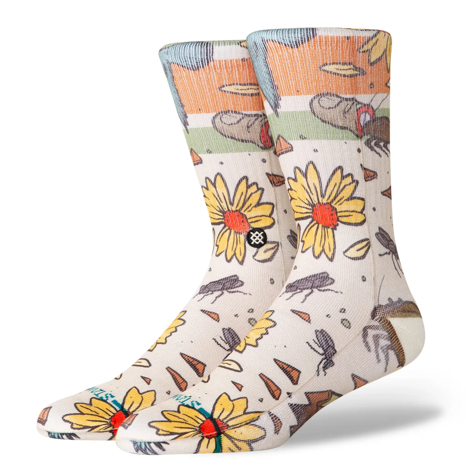 STANCE X TODD FRANCIS TRASHED POLY CREW SOCKS