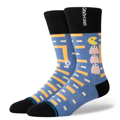 STANCE X PAC-MAN POWER PELLET CREW SOCKS 