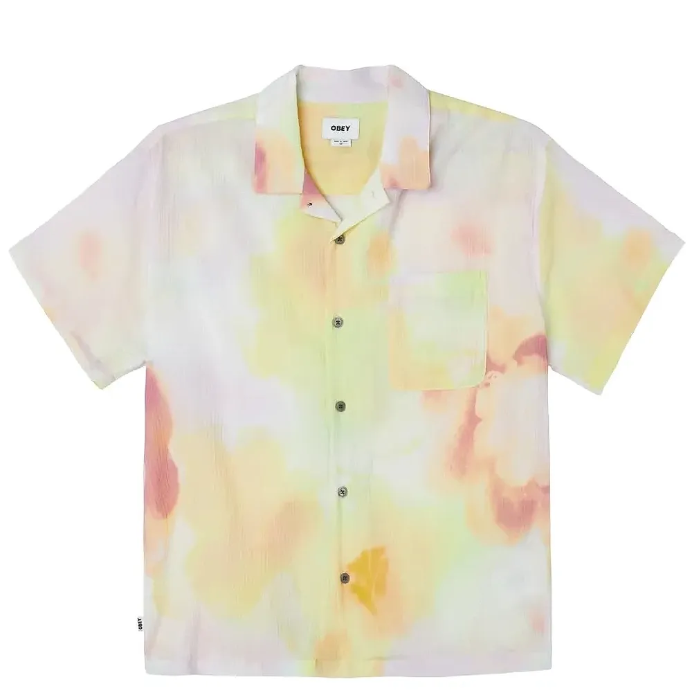 OBEY SOMETIMES WOVEN BUTTON DOWN SHIRT   