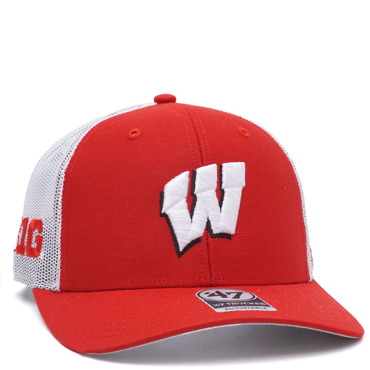 47 Brand Wisconsin Badgers Big 10 Trucker Hat Red