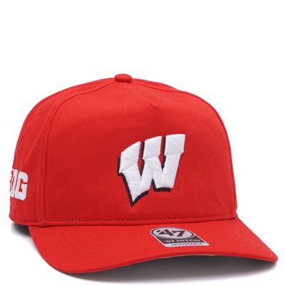 ’47 BRAND WISCONSIN BADGERS BIG10 SURE SHOT HITCH SNAPBACK HAT