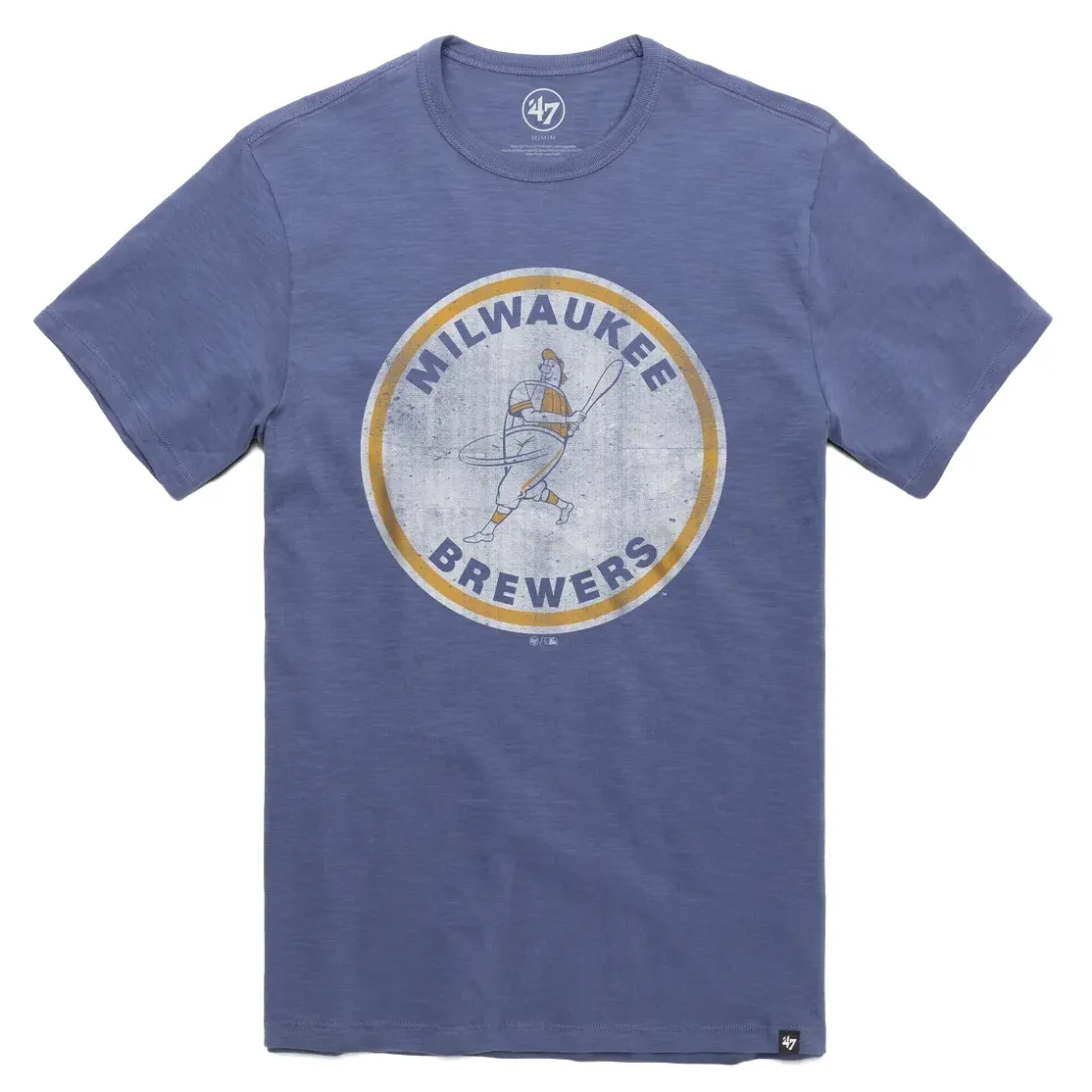 ’47 BRAND MILWAUKEE BREWERS BARRELMAN SCRUM TEE   